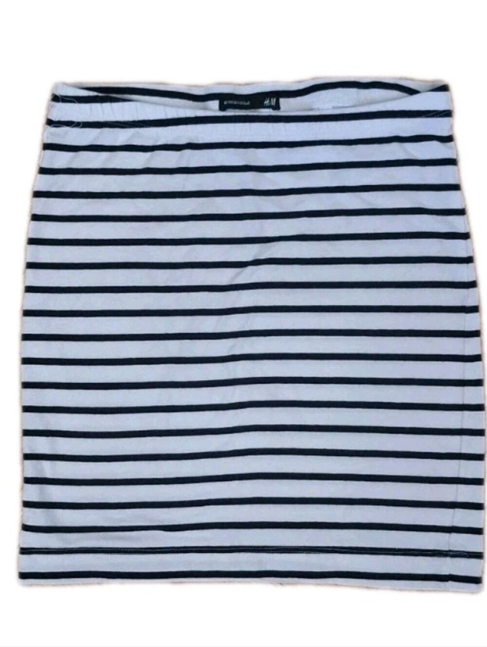 H&M  STRIPED MINI SKIRT SIZE EXTRA SMALL
